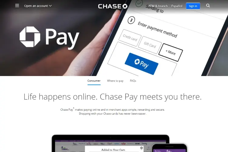 Chase Pay Virtual Credit Card