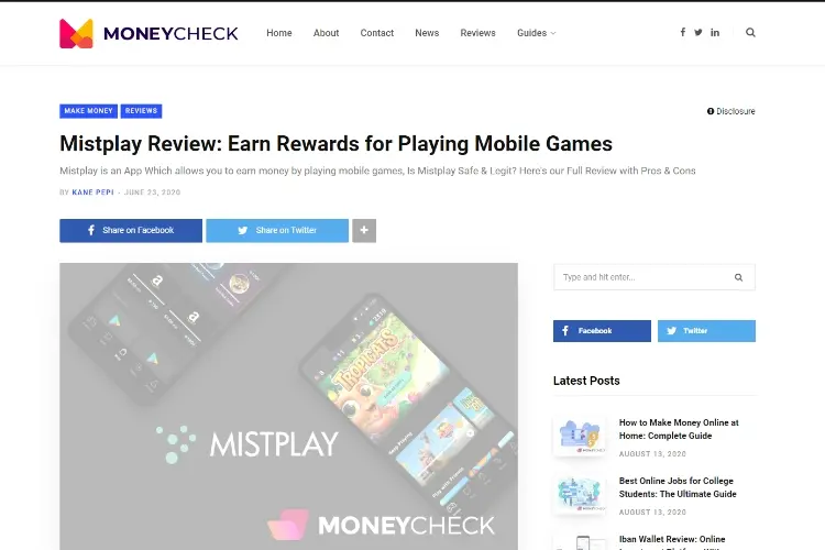 Get Paid for Playing Mobile Games on Mistplay