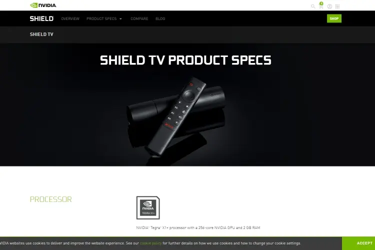 NvidiaShield TV