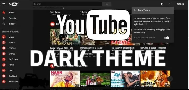IsNight Mode Available to Every YouTube Users